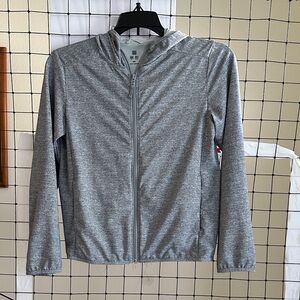 UNIQLO Gray Zip-Up Hoodie